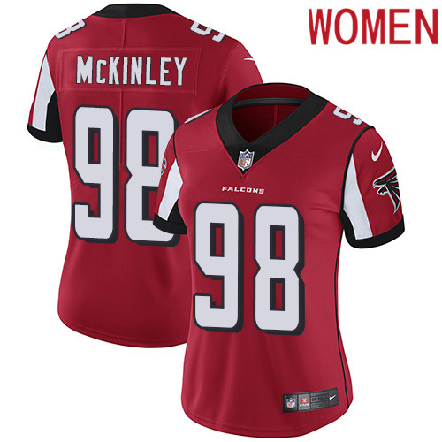 2019 Women Atlanta Falcons 98 McKinley red Nike Vapor Untouchable Limited NFL Jersey